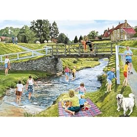 Gibsons Pooh Sticks Jigsaw Puzzle (500 Pieces)