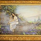 01158 Canvas Art Home Decor Giclee Painting Floras Fresco by Pamela Francisco