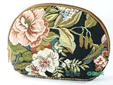 Tapestry Cosmetic/Makeup Bag (Moon Flowers) - Gobelin Style