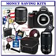 Nikon D5000 12.3 MP DX Digital SLR Camera with Nikon 18-105mm f/3.5-5.6 AF-S DX VR ED Nikkor Lens & Nikon 70-300mm f/4.5-5.6G ED-IF AF-S VR Zoom Nikkor Lens + 3-Year Digital SLR Extended Warranty + .48x Wide Angle Panoramic HD Series Fisheye w/ Macro + Extra Nikon EN-EL9 Rechargeable Lithium-Ion Battery + Two (2) Transcend 16 GB SDHC Secure Memory Cards + Digital SLR Gadget Bag + Two (2) Photo Essentials Filter Kits + Willoughbys Bonus Accessories Kit
