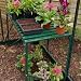 Halls Greenhouse Shelf 4Ft One Tier Bench Green