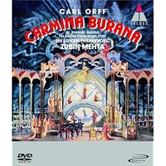 Zubin Mehta : Orff's Carmina Burana [DVD audio]
