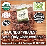 NaturOli Soap Nuts / Soap Berries PIECES - 5 lbs. (800+ loads) USDA CERTIFIED ORGANIC. Mukorossi Seedless Soapnuts. Rated 