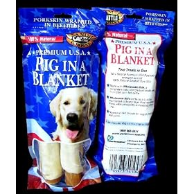 Canine Cattle Company 60495 9inch Bacon in Blanket 2-pk Case of 24