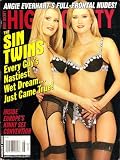 High Society Magazine August 2002 the Sin Twins