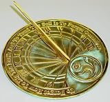 Gardeners Reflection Brass Sundial