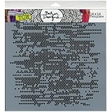 Crafters Workshop Crafter's Workshop Template, 12 by 12-Inch, Tiny Circles