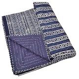 Bed Spreads Coverlets Bedroom Decor Cotton Block Printing Size Queen ~ ShalinIndia