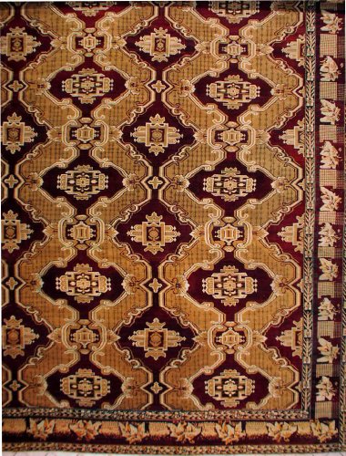 17x34 ANTIQUE 1880S AGRA ORIENTAL AREA RUG CARPET 