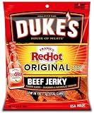 DUKE'S Frank's RedHot Original Beef Jerky, 3.15-Ounce Bags (Pack of 4)