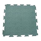 UPC 845605028666 product image for Rubber-Cal Terra-Flex Interlocking Flooring Rubber Tiles (10-Pack), Green, 1/4 x | upcitemdb.com