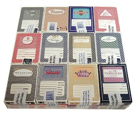 (24) Decks Used Las Vegas Nevada Casino Playing Cards