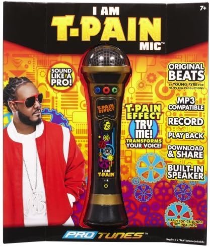 ProTunes I Am T-Pain Mic - Gold by ProTunes
