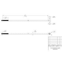 Starrett 579D-12 Self Centering Telescoping Gauge With 2 Telescoping Arm, 1-1/4" - 2-1/8" Range, 12" Handle Length