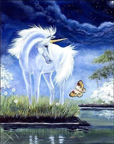 Art Print - The Unicorn and the Butterfly by Patricia Ann Rizzo