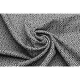 イタリア製 DORMEUIL/ドーメル ウール・コットン・シルク幾何学織り0.85m単位
