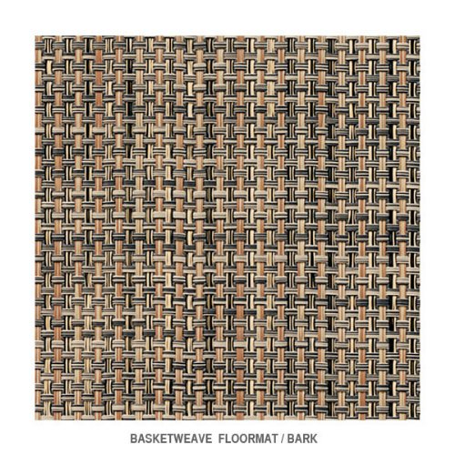Basketweave - Bark Floormat by Chilewich - 30
