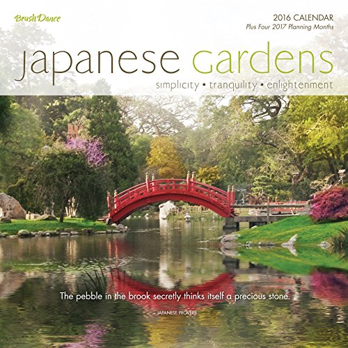 2016 Japanese Gardens Wall Calendar
