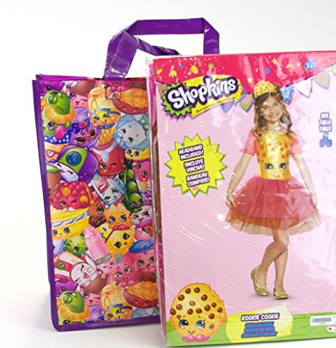 Kookie Cookie Halloween Costume for Girls 7-8 and Treat Bag Bundle