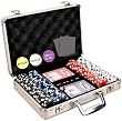 Da Vinci 200 Dice Striped 11.5 gram Poker Chip Set w/Aluminum Case, Dealer Button, 2 Decks of Cards & 5 Dice Da Vinci 200 Dice Striped 11.5 gram Poker Chip Set w/Aluminum Case, Dealer Button, 2 Decks of Cards & 5 Dice