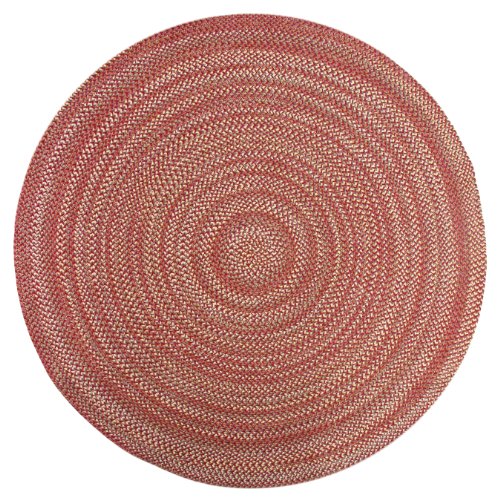 Reviews ITM Brookline Indoor Outdoor Reversible Round Braided Rug 6 Feet Red Maksimiljanxzvv