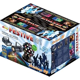 American DJ Festive Light Pak II Set of 3 Effect Light System