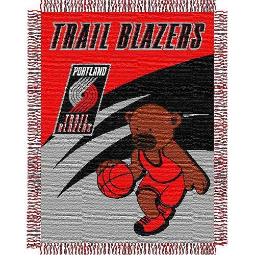 Portland Trail Blazers 36x46 Baby Triple Woven Jacquard Throw