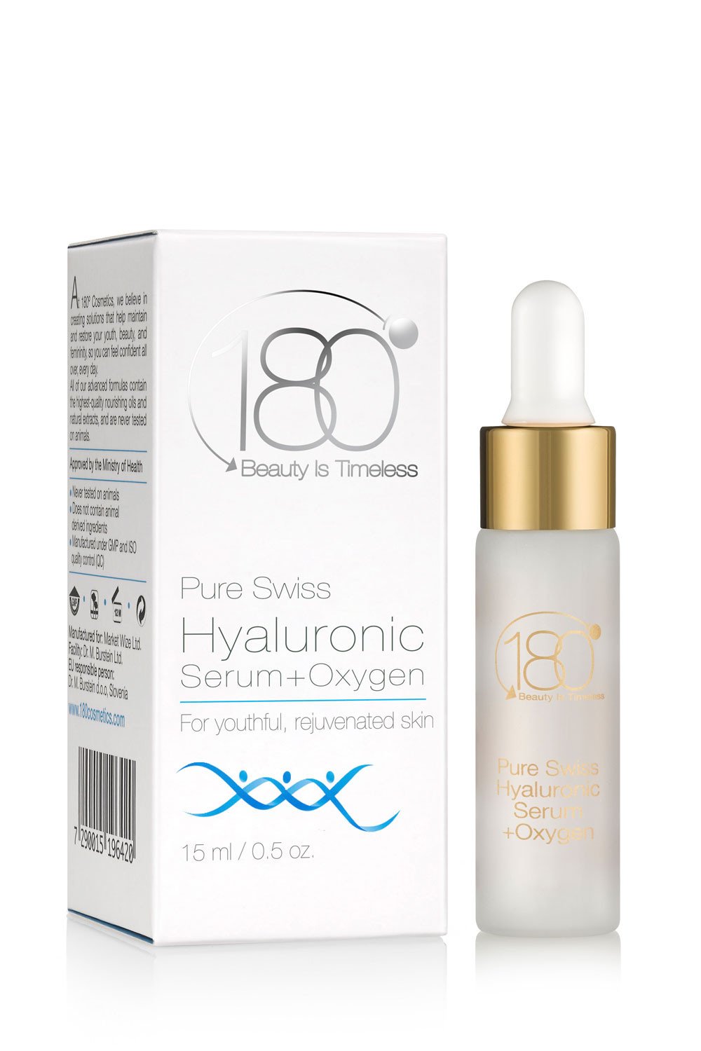Mother's Day Gifts 180 Cosmetics - THE VERY BEST Pure Swiss Hyaluronic Acid Serum W Oxygen & Vitamin C (Strong) - No Needles Needed & Highest Concentration of Hyaluronic Acid Skincare Line - Designed to Fill Fine Lines & Wrinkles to Plump Sm, Gift Ideas For Mother's Dayooth & Hydrate For Younger Looking Skin. Anti Aging - Anti Wrinkle - Instant Lift Solution - Strengthen- Face Lift - Tone - Rejuvenate - Facelift, Gift Ideas For Mother's Day