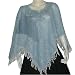 Wool Ponchos Dress in Jacquard Design 40 x 40 inches (pnch250)