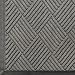 Andersen 208 Medium Grey Polypropylene WaterHog Classic Diamond Entrance Mat, 6' Length x 3' Width, For Indoor/Outdoor