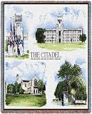 The Citadel Chapel Throw - 70 x 54 Blanket/Throw - Citadel Bulldogs