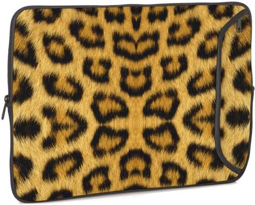 Designer Sleeves 15-Inch Designer Sleeve for MacBook Pro with Matching Laptop and Cell Phone Skins - Leopard Design