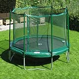 JumpFree 14 Foot Trampoline With Safety Enclosure - Green