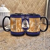 MLB Colorado Rockies 15-Ounce Black Nostalgic Mug (2 Pack)