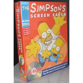 The Simpsons Screen Saver - Windows 95/Windows 3.1 and Macintosh Version 1.0 - Includes Award-Winning Screen Saver Plus 80 icons & 15 classic images!!