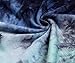 DJT Womens Tie Dyed Hankerchief Hemline Tunic Top Medium #17 Bright Blue