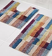 Clerkenwell Striped Bath & Pedestal Mats