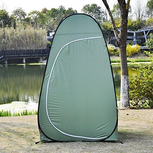 Portable Toilet Tents, Changing Room Tent Dressing Outdoor Beach Privacy Camping Toilet Tent Green