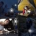 GYY 3 In 1 Solar Rechargeable Collapsible Portable LED Camping Lantern Flashlight for Home Fishing Hiking Backpacking Emergency
