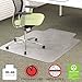 Deflect-O CM1K112PET Environmat PET Studded Chair Mat, 36w x 48l, Clear by Deflecto