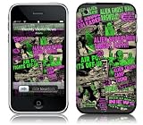 Music Skins MS-WWN10001 iPhone 2G-3G-3GS- Weekly World News- Aliens Skin