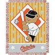 Baltimore Orioles MLB Triple Woven Jacquard Throw (044 Series) (36"x46")