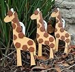 Giraffe Quilt Clips - Set of 3