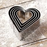 ProCook Heart Cookie Cutters Set of 5