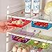 Multipurpose Fridge Storage Sliding Drawer Freezer Storage Shelf Refrigerator Organizer Space Saver Shelf by Unknown