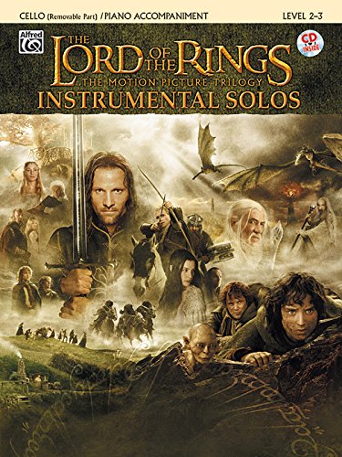 the lord of the rings instrumental solos for strings cello with piano acc book  cd
