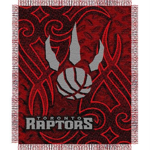 Toronto Raptors Jacquard Woven Throw Blanket