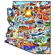 Arizona Shaped Jigsaw Puzzle by Adrian Chesterman 1000pc
