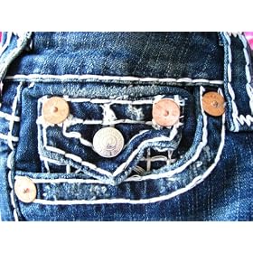 True Religion Women Joey Super T *3 M Dark Drifter * Jeans Size 30