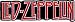 Led Zeppelin - Red, Black & White Classic Logo - Embroidered Iron On or Sew On Patch